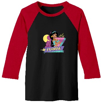 Discover Disney Aladdin Retro ’90s Couples Matching His Jasmine Baseball Tees