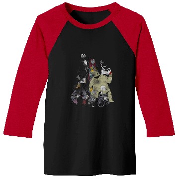 Discover Disneyss Nightmare Before Christmas Group Portrait Baseball Tees