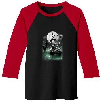Discover Disneyss The Nightmare Before Christmas Haunted Scene Baseball Tees