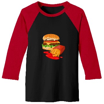 Discover A Cheeseburger Bobs Burgers Fox-A Cheeseburger Baseball Tees