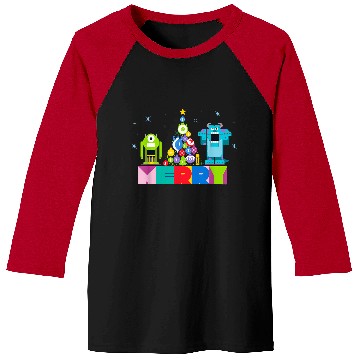 Discover Disneyss And Pixarss Monsters Inc Christmas Nutcrackers Baseball Tees
