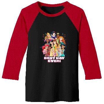 Discover Disneyss Princess Best Day Ever Friend Family Trip Matching Baseball Tees