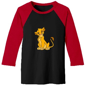 Discover Disney The Lion King Young Simba Sitting Up Baseball Tees