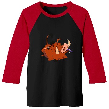Discover Disney The Lion King Pumbaa Snack Time Baseball Tees
