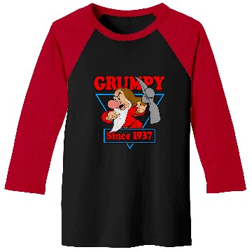 Discover Disneyss Snow White Grumpy Since 1937 Triangle Graphic Baseball Tees