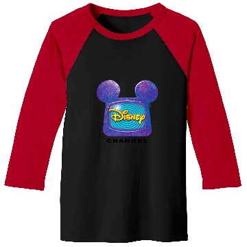 Discover Disney Channel  Mickey Mouse TV Retro  Logo Baseball Tees