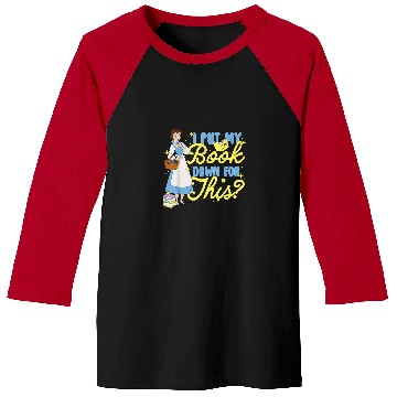 Discover Disney Princess Belle I Put My Book Down For Thi Baseball Tees