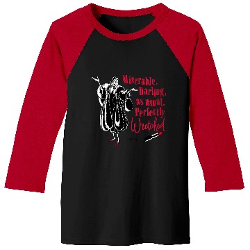 Discover Disneyss 101 Dalmatians Miserable Perfectly Wretched Baseball Tees