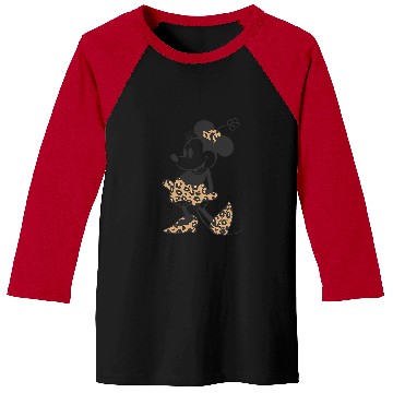 Discover Disney Minnie Mouse Cheetah Print Outfit Baseball Tees