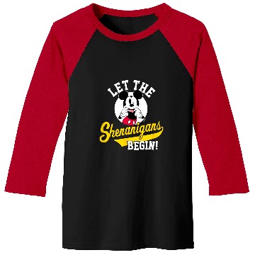 Discover Disney  Mickey Let The Shenanigans Begin Baseball Tees