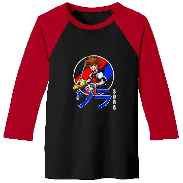 Discover Disney Kingdom Hearts Sora Classic Color Anime Circle Shot Premium Baseball Tees
