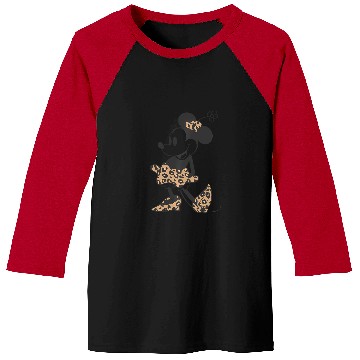 Discover Disney Minnie Mouse Cheetah Print Outfit Baseball Tees