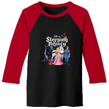 Discover Disneyss Sleeping Beauty Characters Baseball Tees