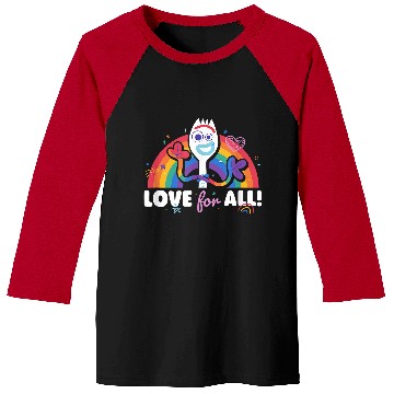 Discover Disneyss Pixars Toy Story 4 Pride Rainbow Forky Love For All Baseball Tees
