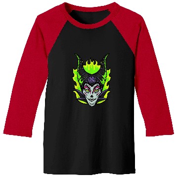 Discover Disneyss Sleeping Beauty Maleficent Sugar Skull Baseball Tees