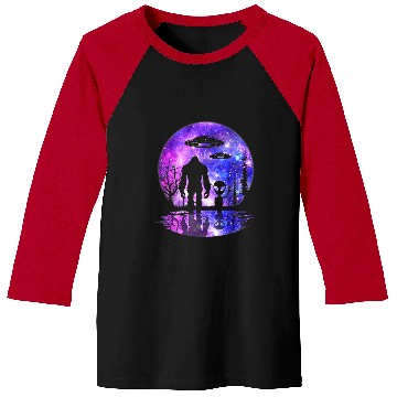 Discover Alien And Full Moon Sasquatch UFO : Bobs Burgers Family Shirt, Bobs Burgers Vintage Baseball Tees