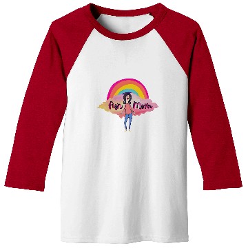 Discover Boho Rainbow Bobs Burgers Linda Belcher Fun Mom Baseball Tees