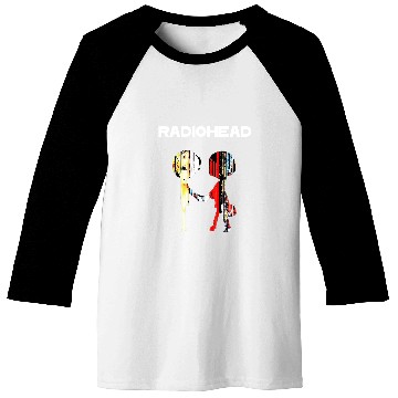 Discover Shake hands in White Radiohead Baseball Tees