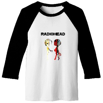 Discover Shake hands in Black Radiohead Baseball Tees