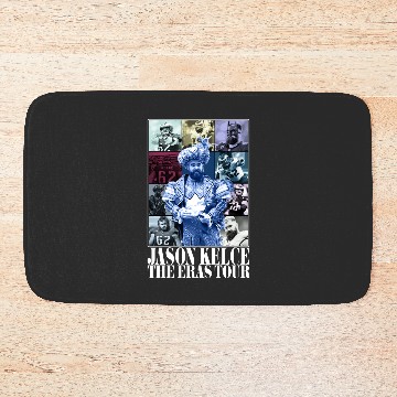 Discover Jason Kelce Eras Tour Bath Mats Bath Mats