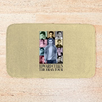 Discover Edward Cullen Eras Tour Bath Mats | Vintage Edward Cullen Bath Mats | Edward Cullen Homage Bath Mats