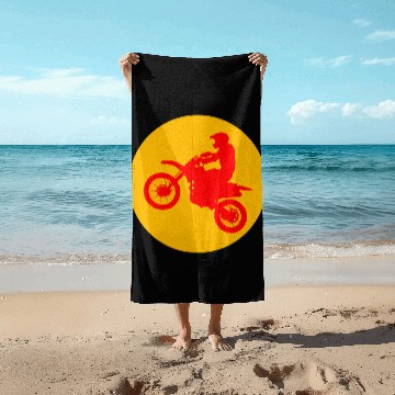 Discover Unique Motorcycle Design for Speed and Thrill Enth Beach Towels