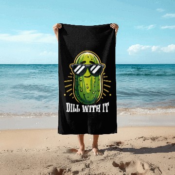 Discover Pickle Lover Funny Pickle Dill pickle Pickled Beach Towels