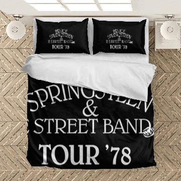 Discover 1978 Bruce Springsteen Tour Bedding Sets New Black Bedding Sets