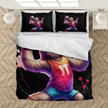 Discover Cool Sloth Volleyball Player Design Bedding Sets