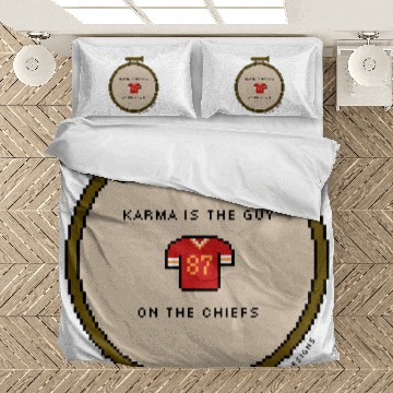 Discover taylorr swift and travis kelce - pixel art! (1) Bedding Sets