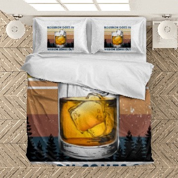 Discover Bourbon Goes In Wisdom Comes Out Vintage Bedding Sets