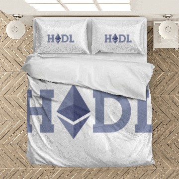 Discover Ethereum Logo Bedding Sets Hodl ETH Coin Crypto Bitcoin Trader Gift