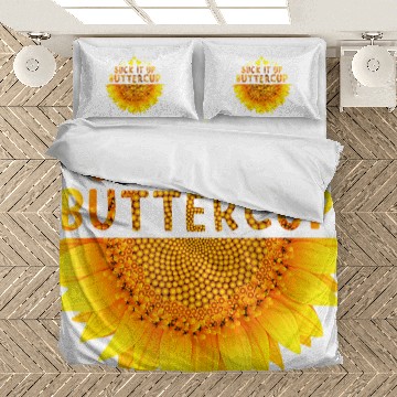 Discover Suck It Up Buttercup Sunflower Bedding Sets
