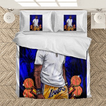 Discover Lebron James 4 Ring Championship LA Lakers Bedding Sets