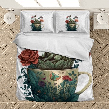 Discover Frog Gift Cottagecore Frog Toad and Mug Cute Forestcore Aesthetics Bedding Sets