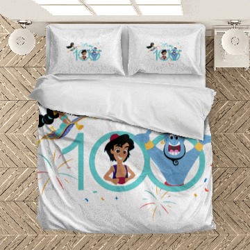 Discover Disney 100 Anniversary Aladdin Jasmine Genie D100 Baseball Jerseys Bedding Sets