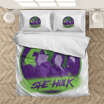 Discover Marvel Studios She-Hulk Disney Plus Spray Paint Zip Bedding Sets