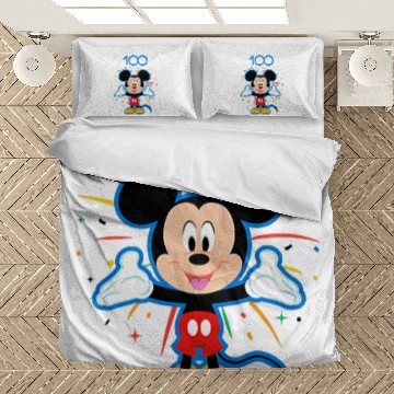 Discover Disney 100 Anniversary Mickey Mouse Fireworks Burst D100 Bedding Sets