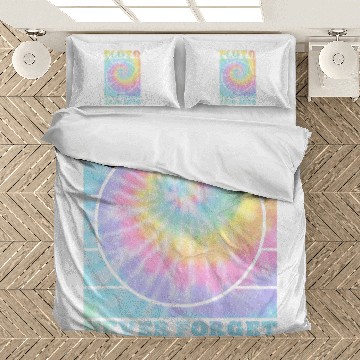 Discover Astronomy Lover Pluto Never Forget Space Science Astronomy Men Women Tie Dye Bedding Sets