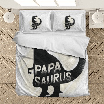 Discover Dinosaur Dino Papasaurus Rex Funny Dinosaur Dad Bedding Sets