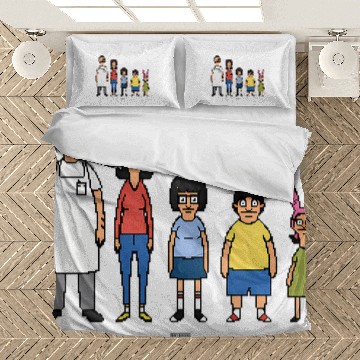 Discover Bob'S Burgers 8 Bit Bedding Sets