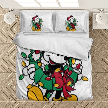 Discover Disney Mickey Mouse Christmas Lights Bedding Sets