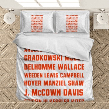 Discover Browns Starting QBs - Cleveland Browns - Bedding Sets