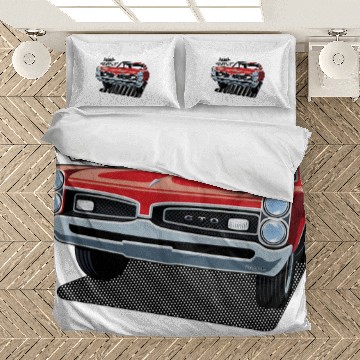 Discover 1967 Pontiac GTO Red Bedding Sets