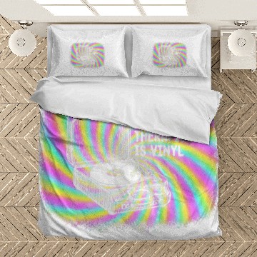 Discover Therapist Is Vinyl Cool Vinyl Record Player Bedding Sets