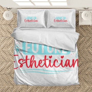 Discover Future Esthetician Makeup Artist Beautician Bedding Sets