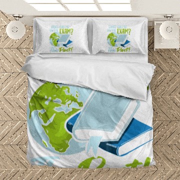 Discover History Teacher Exam for a History Buff Zip Bedding Sets