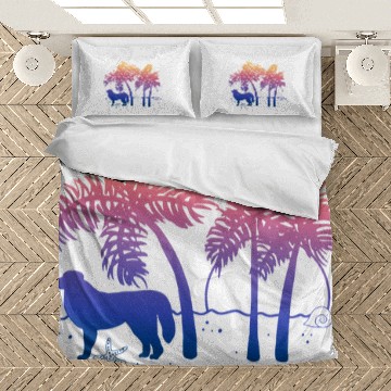 Discover Pyrenees Pet Ombre Beach Sunrise Bedding Sets