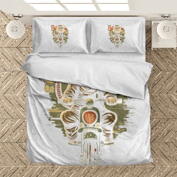 Discover Japanese Samurai Cat on Motorcycle Kawaii Ninja Cat Baseball Tees Bedding Sets