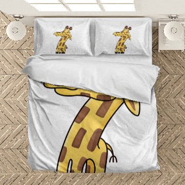Discover Giraffe Pet th Birthday Party Animal Number Bedding Sets